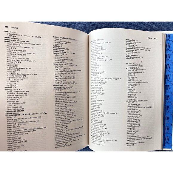 JOY OF COOKING Cookbook Rombauer-Becker White Hardback Recipe Book Kitchen - Picture 10 of 13